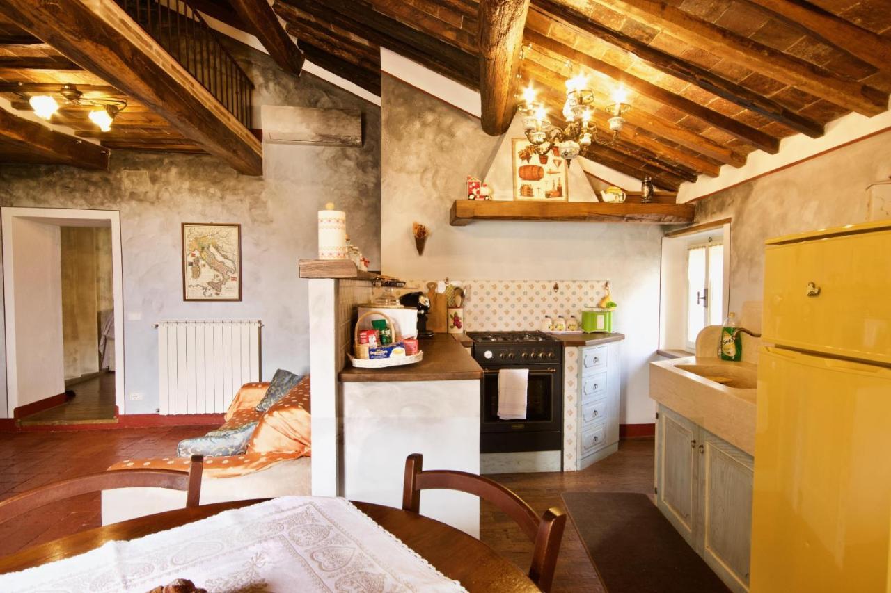 Domus Ghibellinae- Fonte Di San Benedetto Apartment Cortona Bagian luar foto